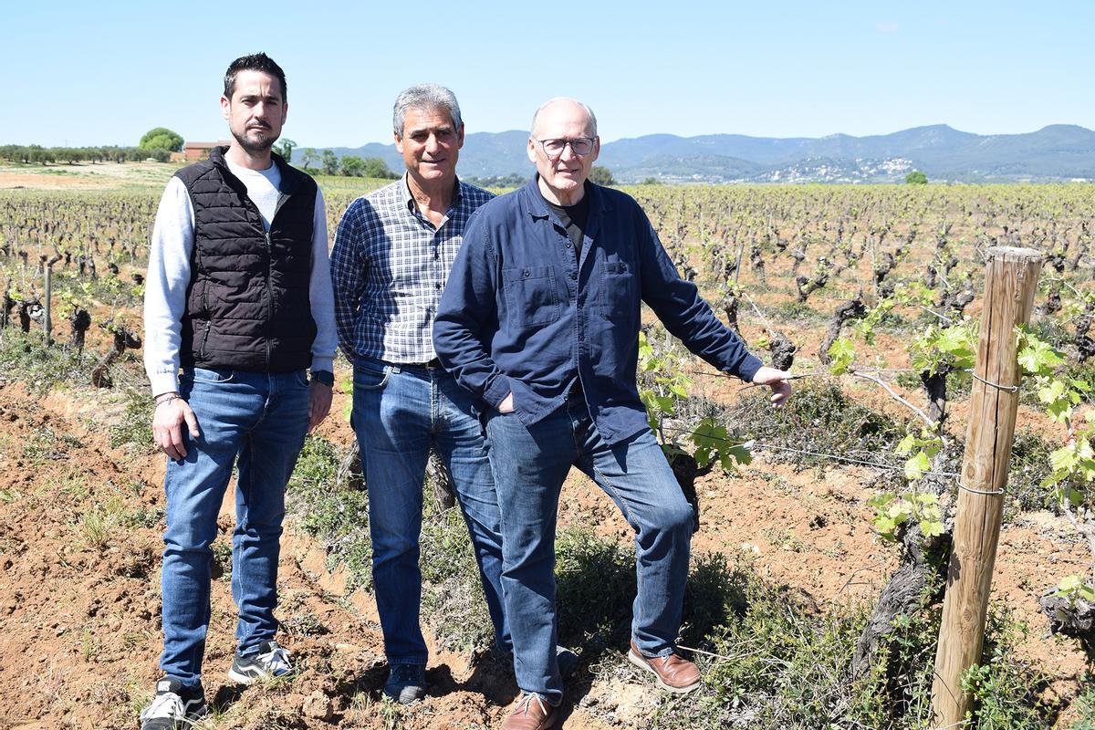 Representantes de la lista de Viticultors del Cava.