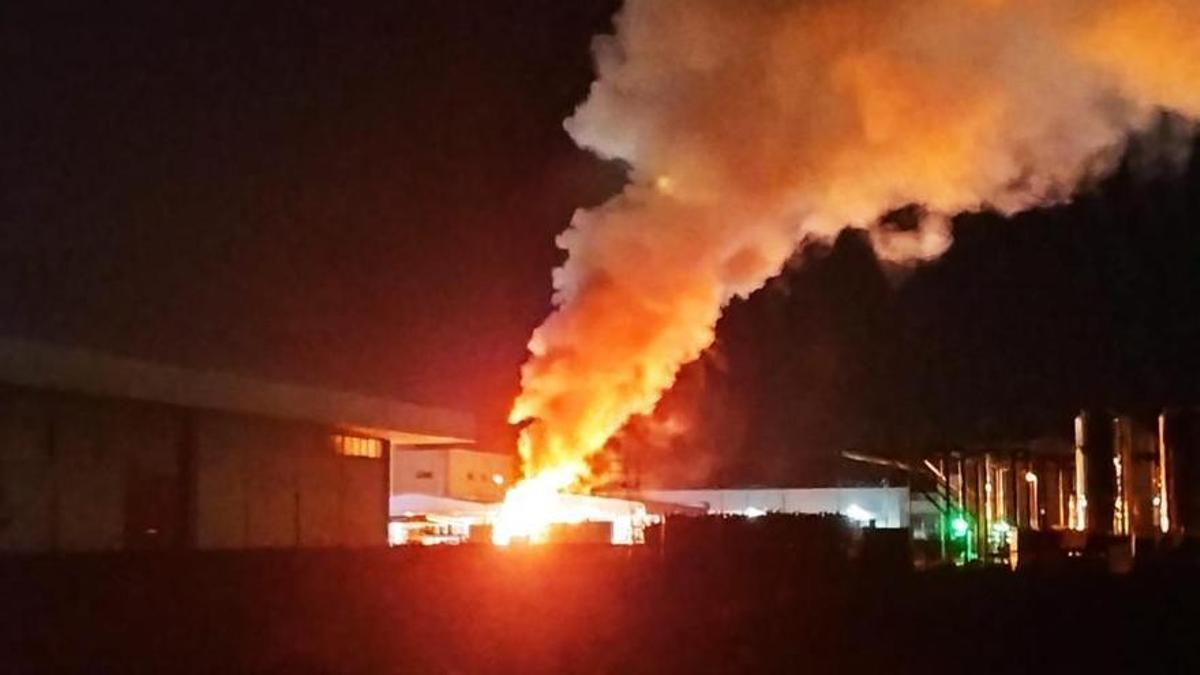 L'incendi de la farmacèutica de Celrà.