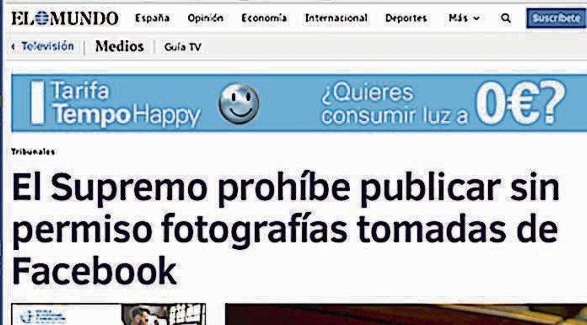 Prensa Ibérica Media lleva al Constitucional la publicación de imágenes de Facebook