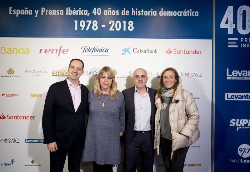 Photocall de la gala del 40 aniversario de Prensa Ibérica en Levante-EMV