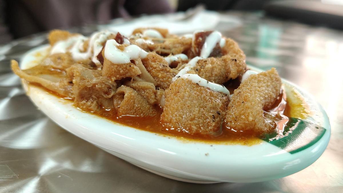 Los callos de cordero de Bodega Vidal.