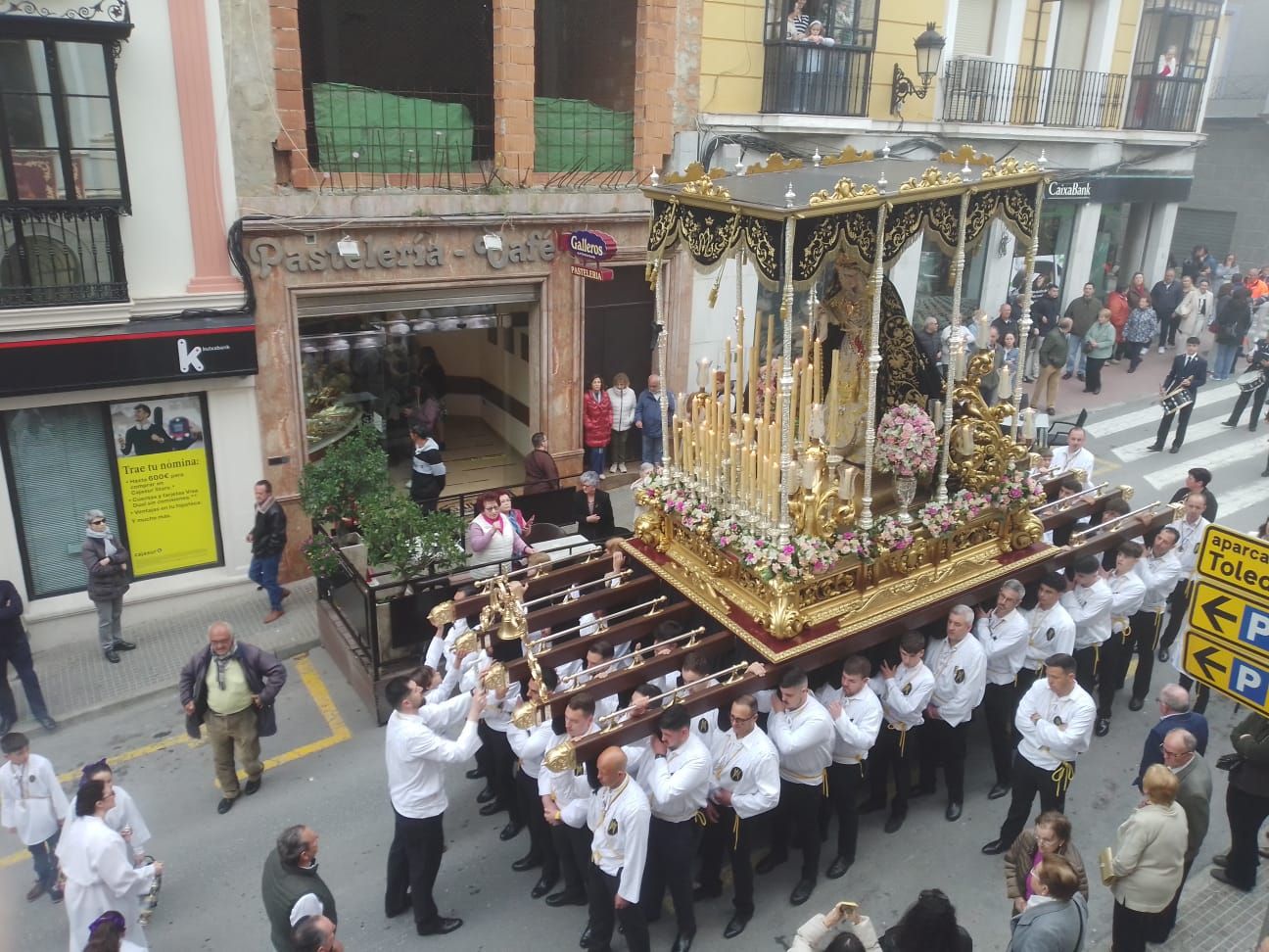 Rute. Viernes Santo con Jesús Nazareno y Virgen de los Dolores