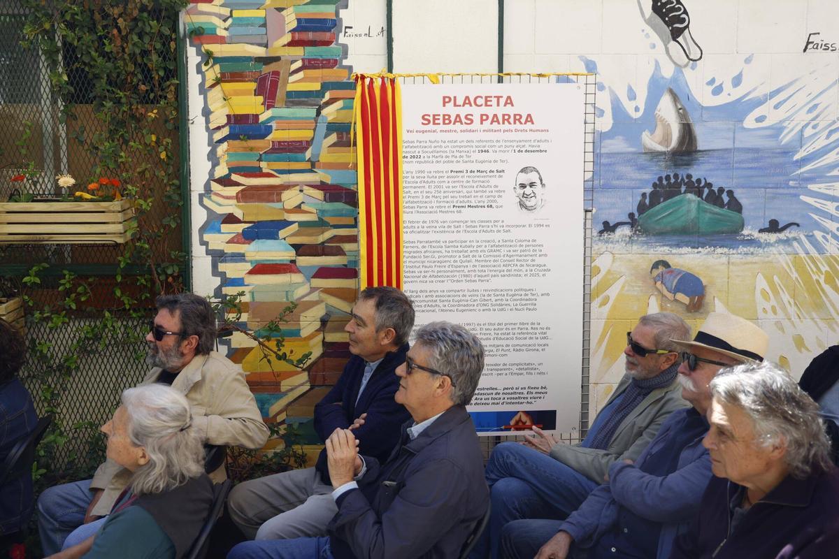 Les imatges de la inuguració de la plaça Sebastià Parra