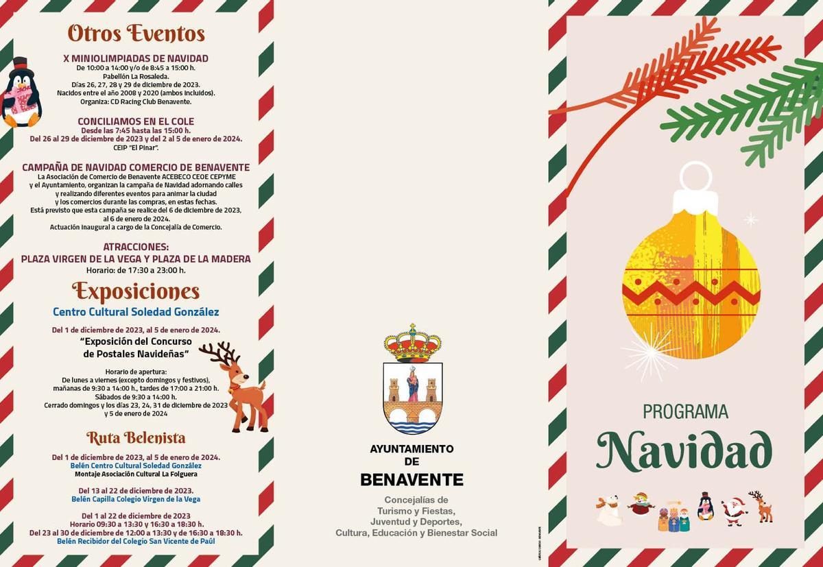 Programa de Navidad en Benavente.