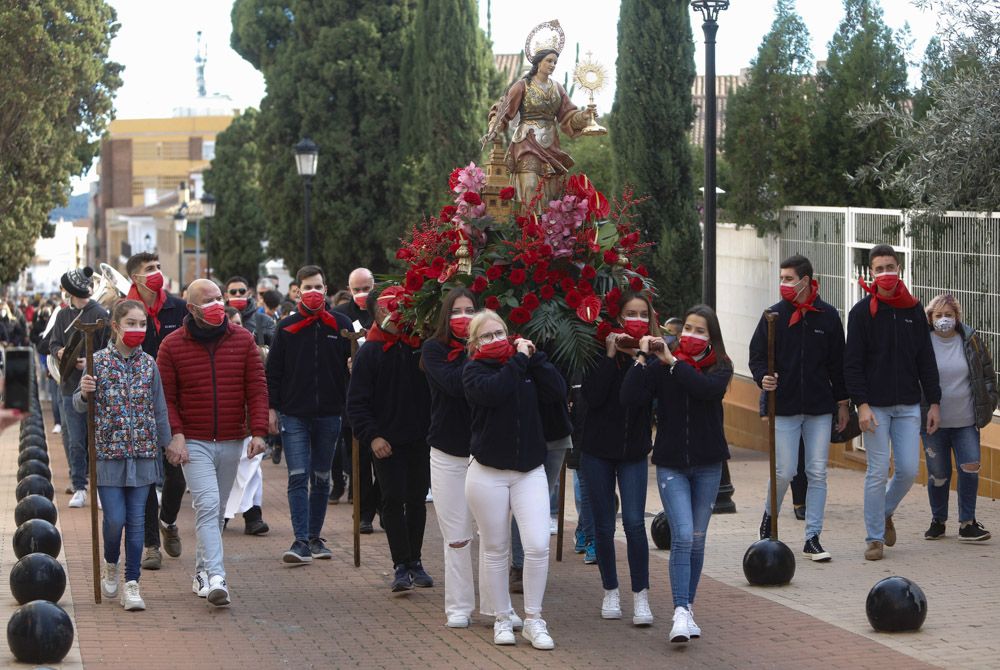 Faura disfruta de la Pujà de Santa Bárbara.