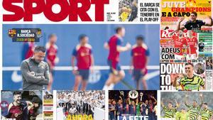 Más que tres puntos para el Barça, las fiestas de Madrid y PSG y los gunners no se rinden, en las portadas