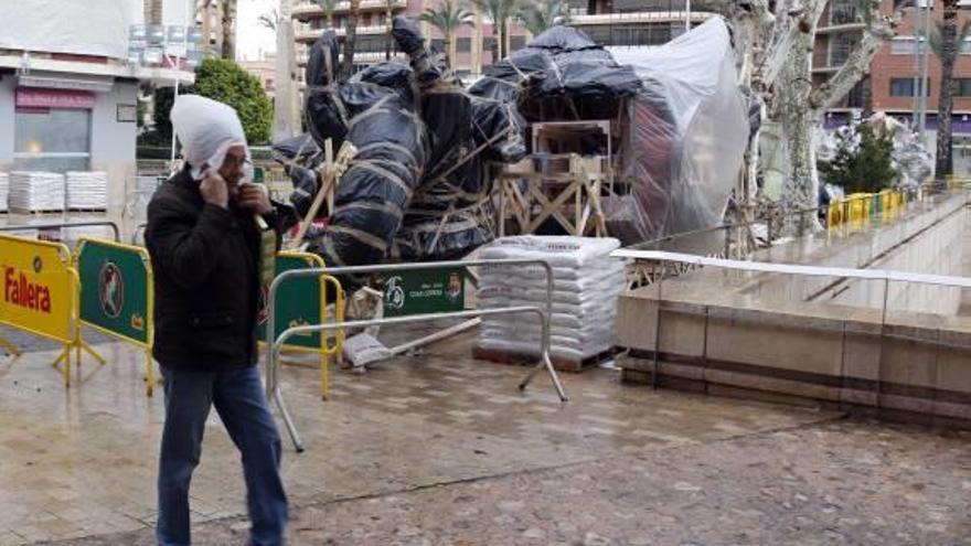 La lluvia se adelanta al fuego