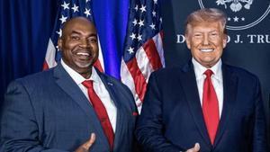 Mark Robinson y Donald Trump.