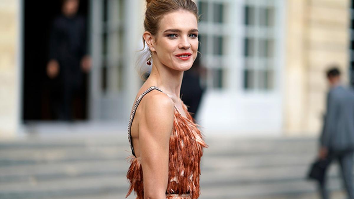 Natalia Vodianova en la semana de la moda de París