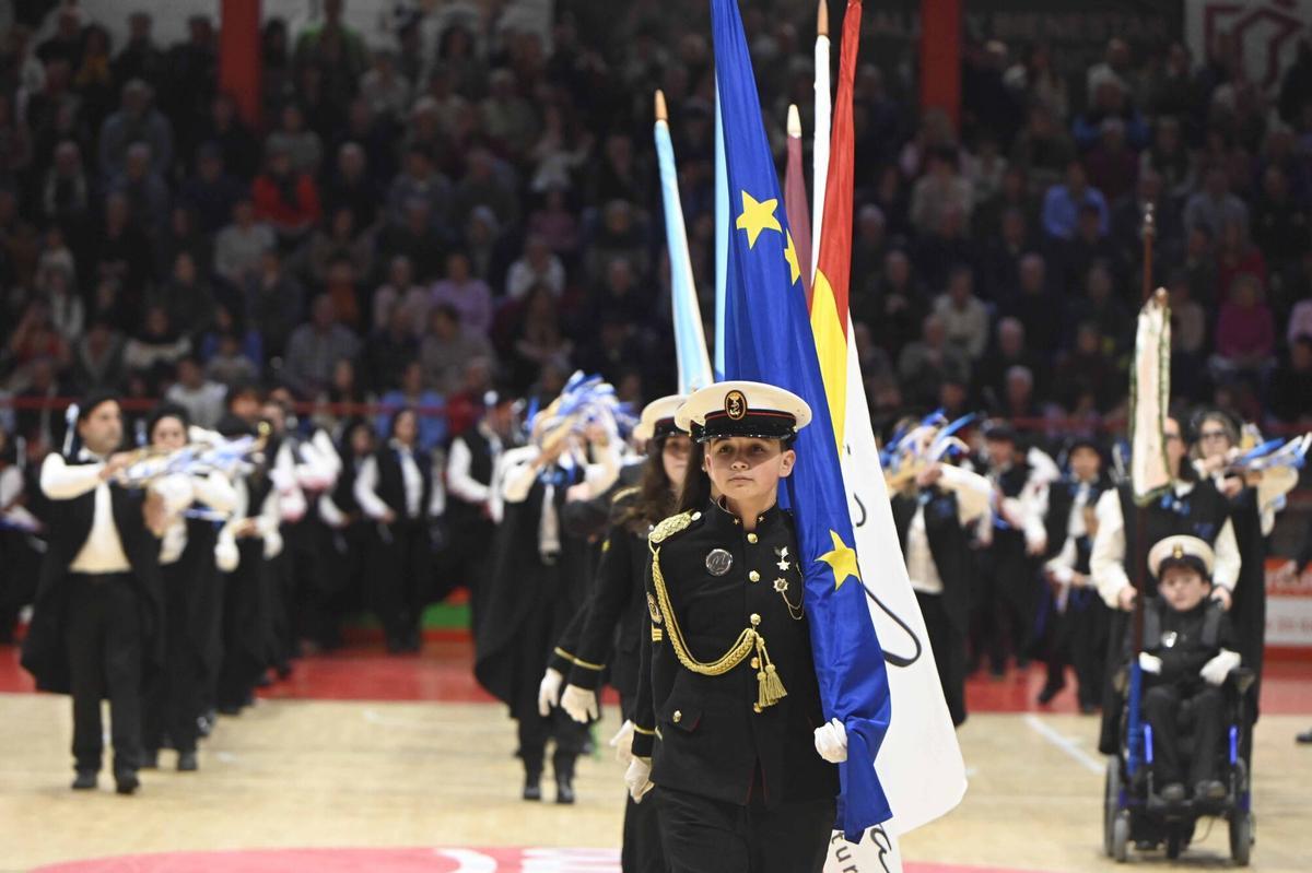 El Pavillón Municipal de Deportes do Porriño fue el epicentro de la música tradicional gallega