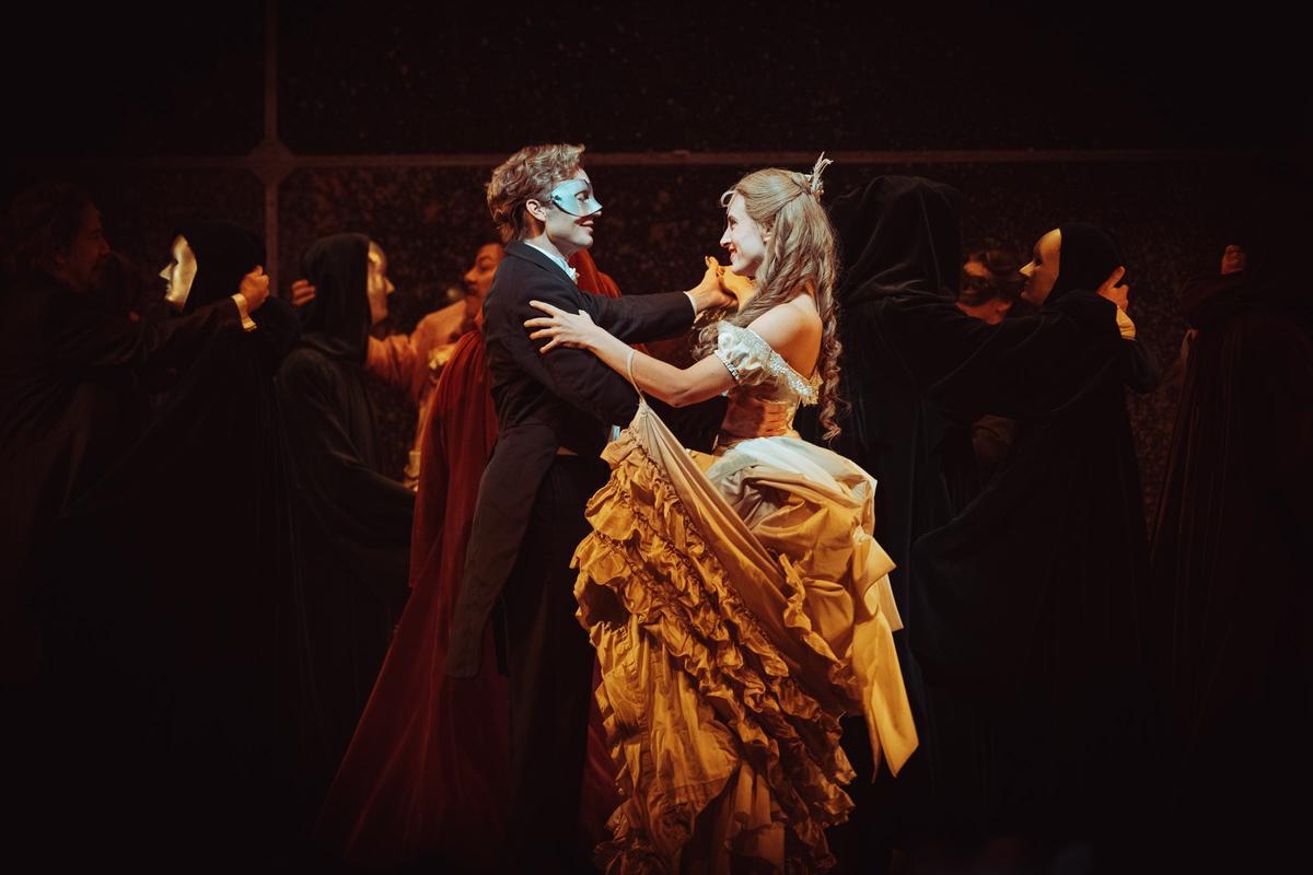 Una escena de 'El fantasma de la ópera' en el Teatre Tívoli.