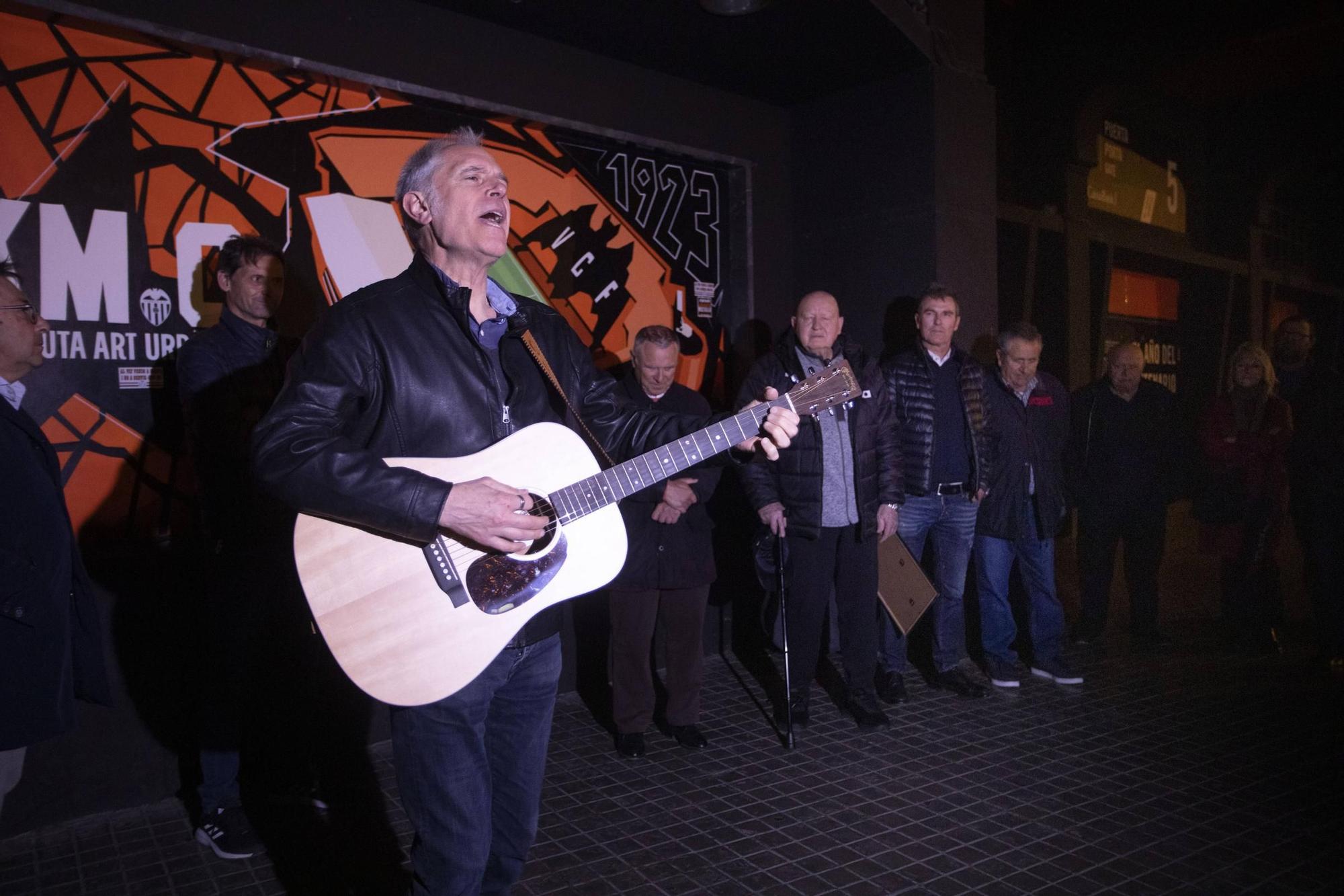 Así fue la celebración del aniversario del mítico gol de Forment en Mestalla