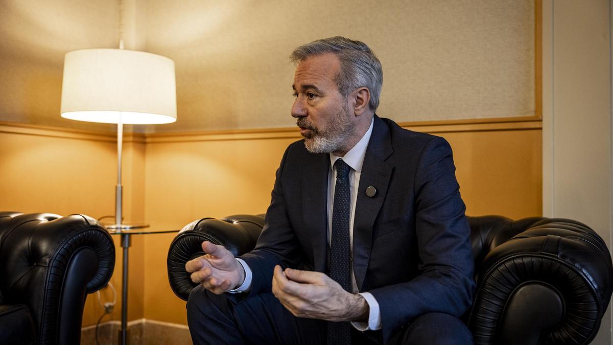 El presidente de Aragón y líder del PP en la comunidad, Jorge Azcón, en una reciente entrevista con este diario.