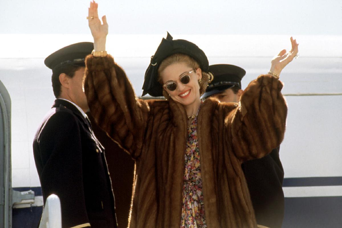 Madonna en el papel de Eva Perón en 1996.