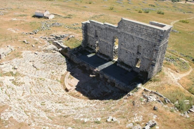 Acinipo a vista de dron