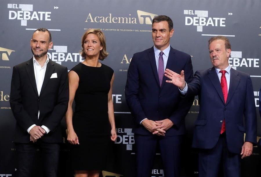 Galería del debate electoral 10-N