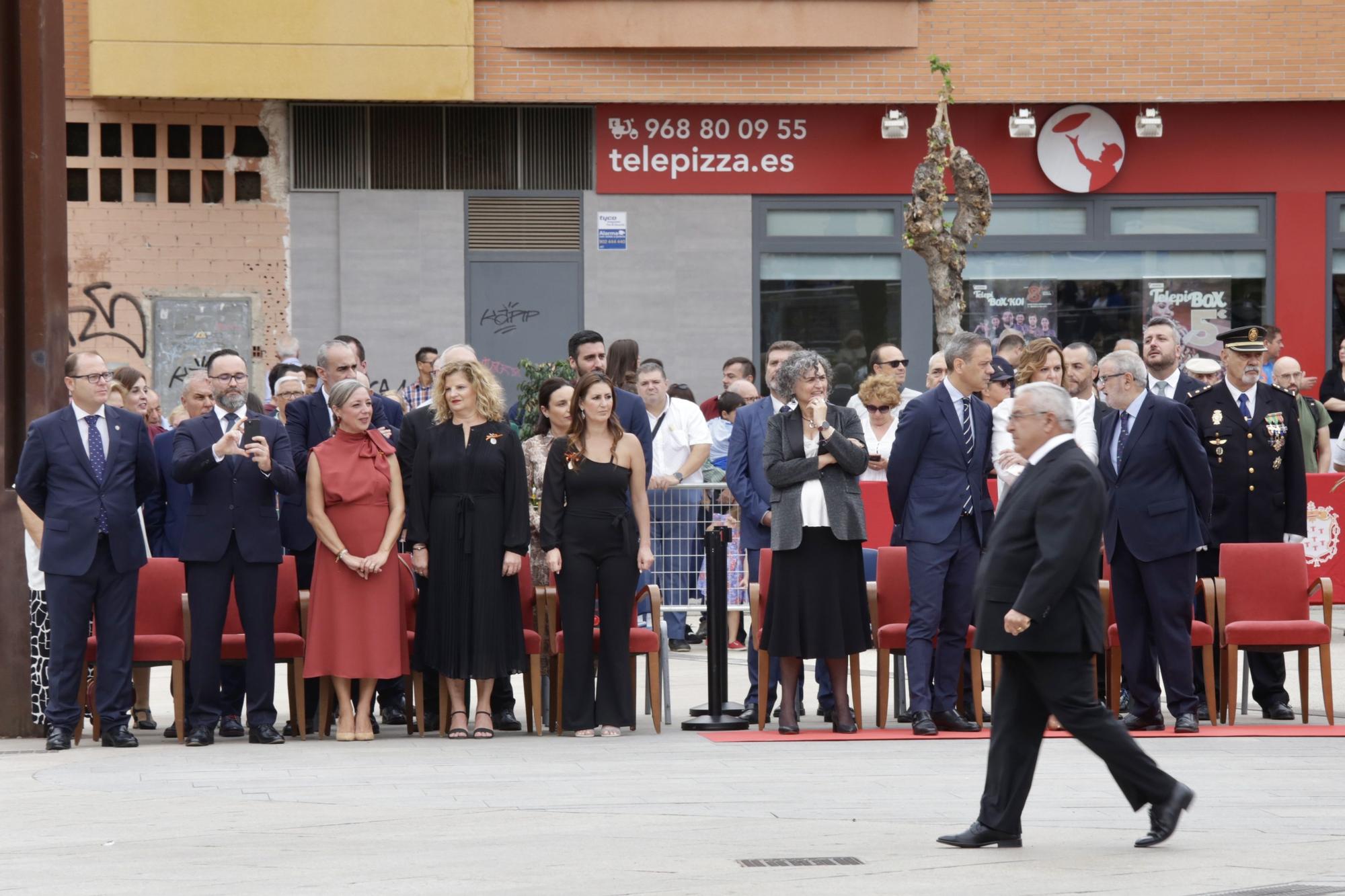 El homenaje a la bandera en Alcantarilla, en imágenes