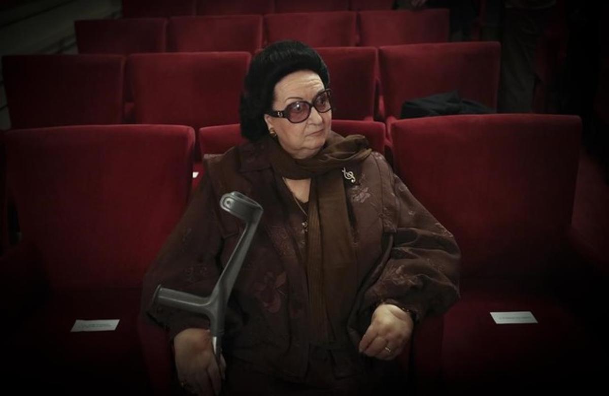 Montserrat Caballé, l’abril del 2014.