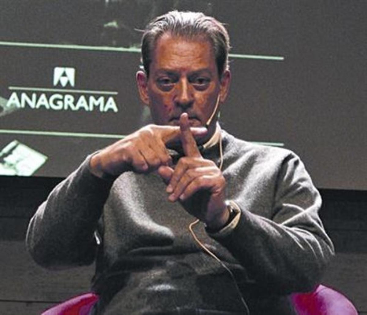 Paul Auster, l’any passat a Barcelona.