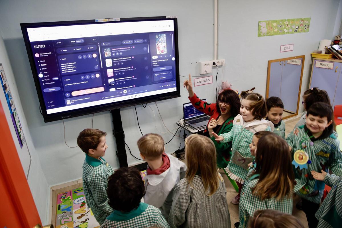 Uno de los proyectos de la Escuela Infantil Gloria Fuertes