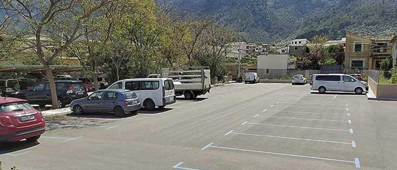 El aparcamiento de la calle Cetre, uno de los que se debía ampliar.