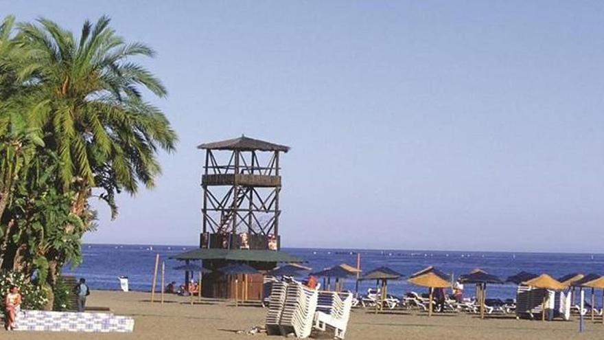 Playa La Venus, en Marbella.