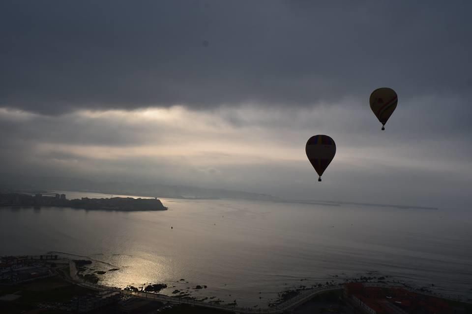 Regata de globos en Gijón