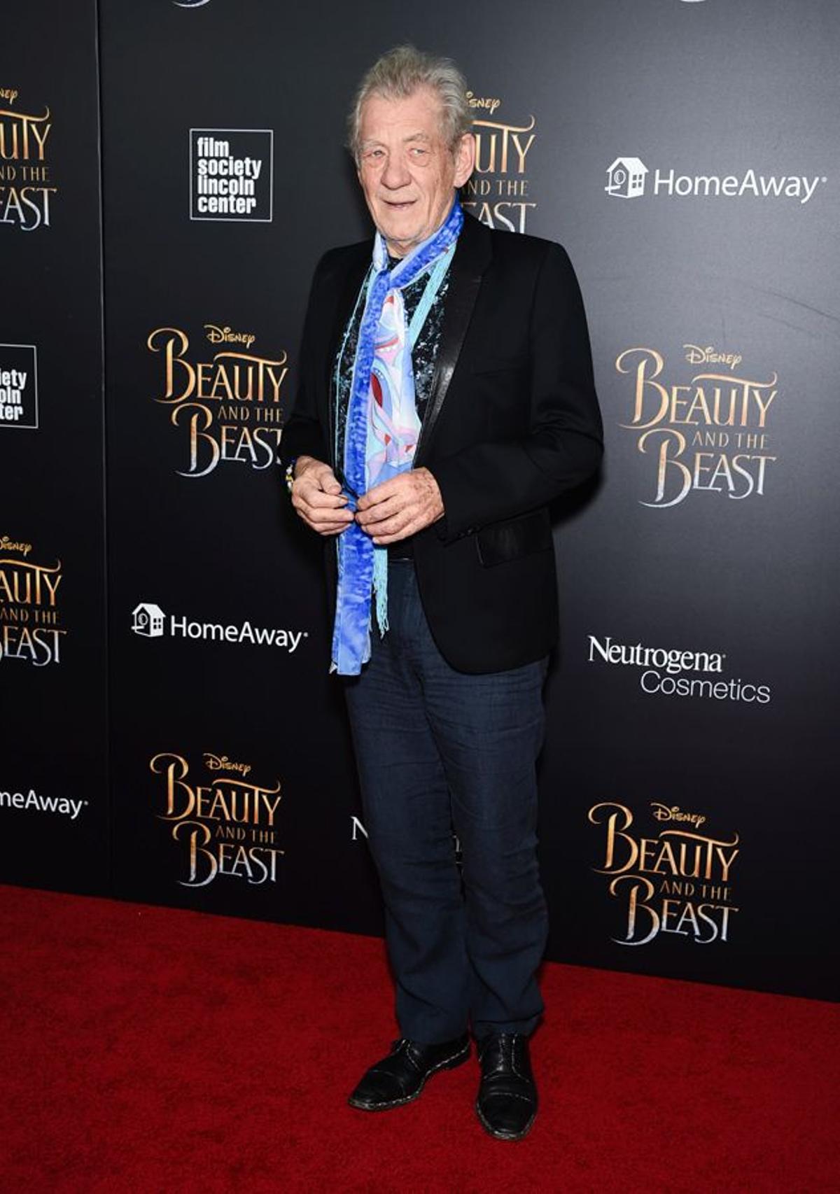 Estreno 'La bella y la bestia' en Nueva York: Ian McKellen