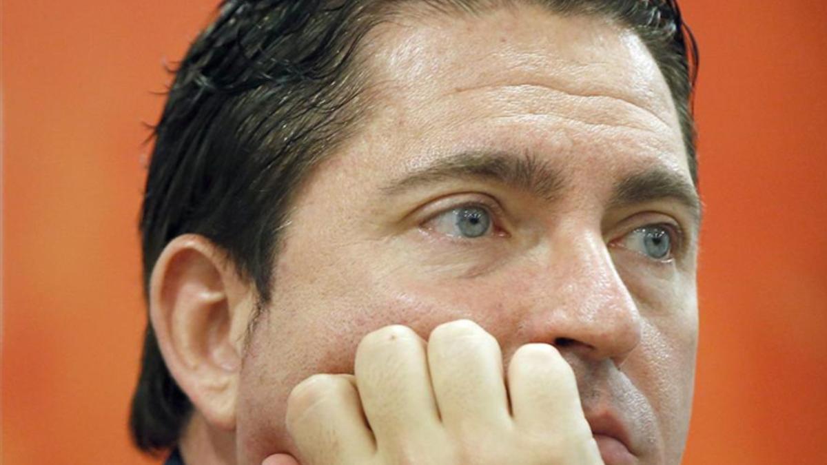 Xavi Pascual, durante una rueda de prensa