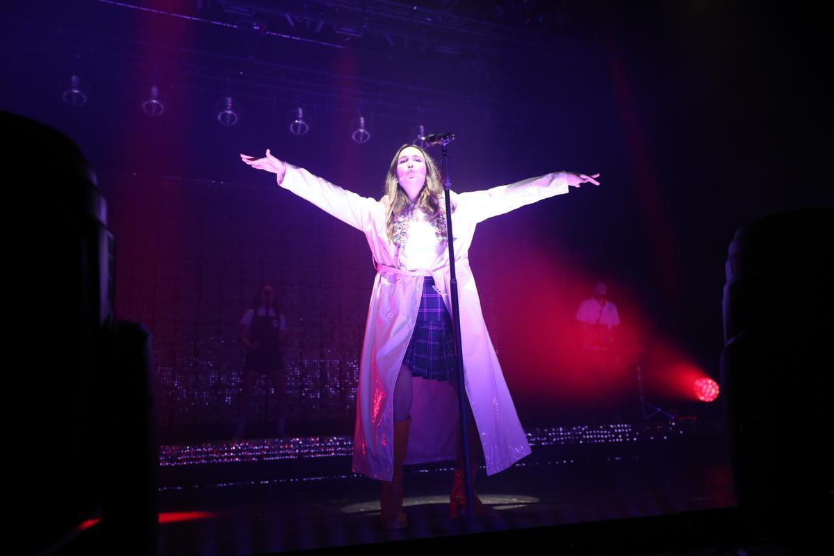 Rigoberta Bandini en su último concierto en el pabellón Príncipe Felipe de Zaragoza.