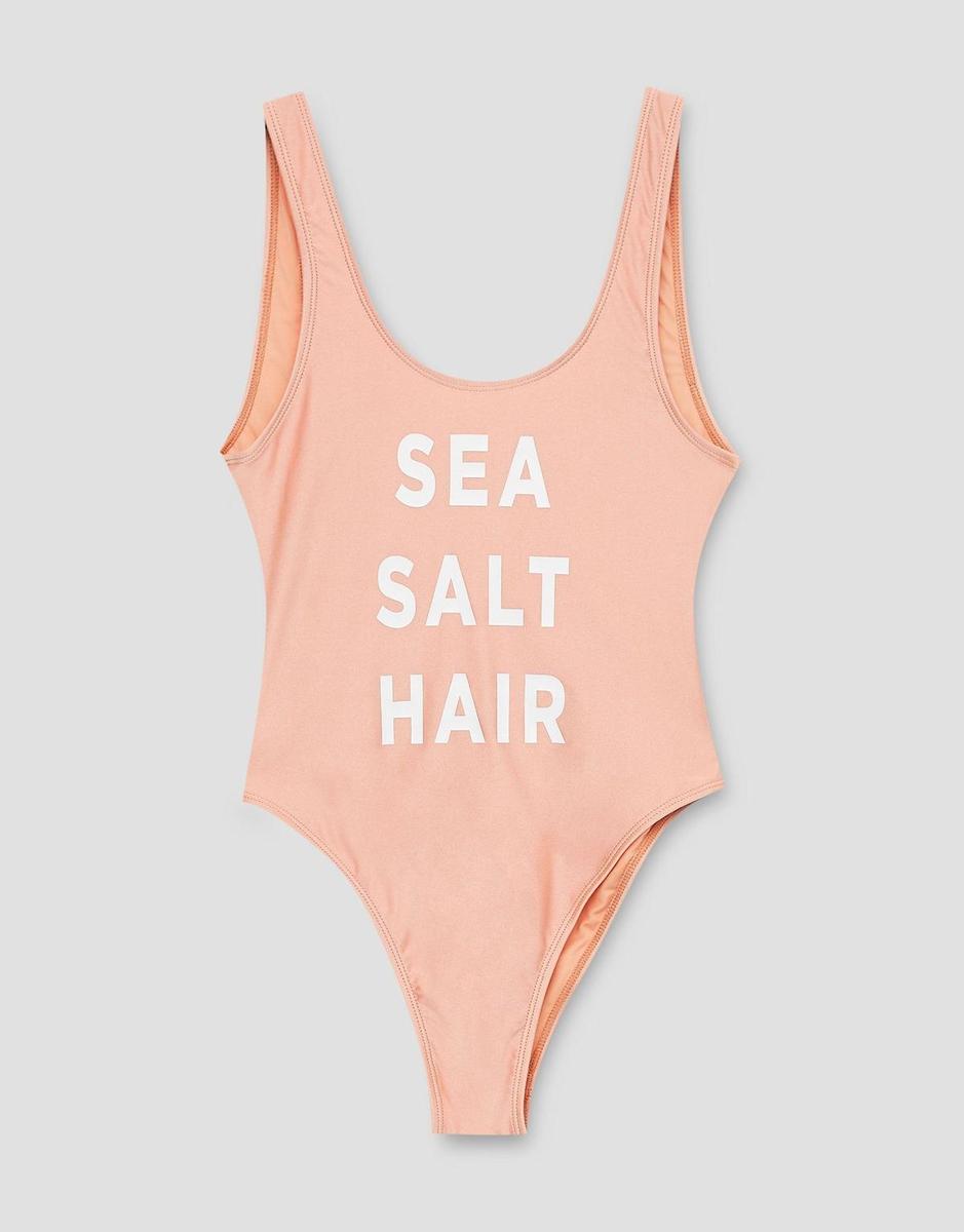 Bañador Sea Salt Hair de Pull &amp; Bear (Precio: 19,99 euros)