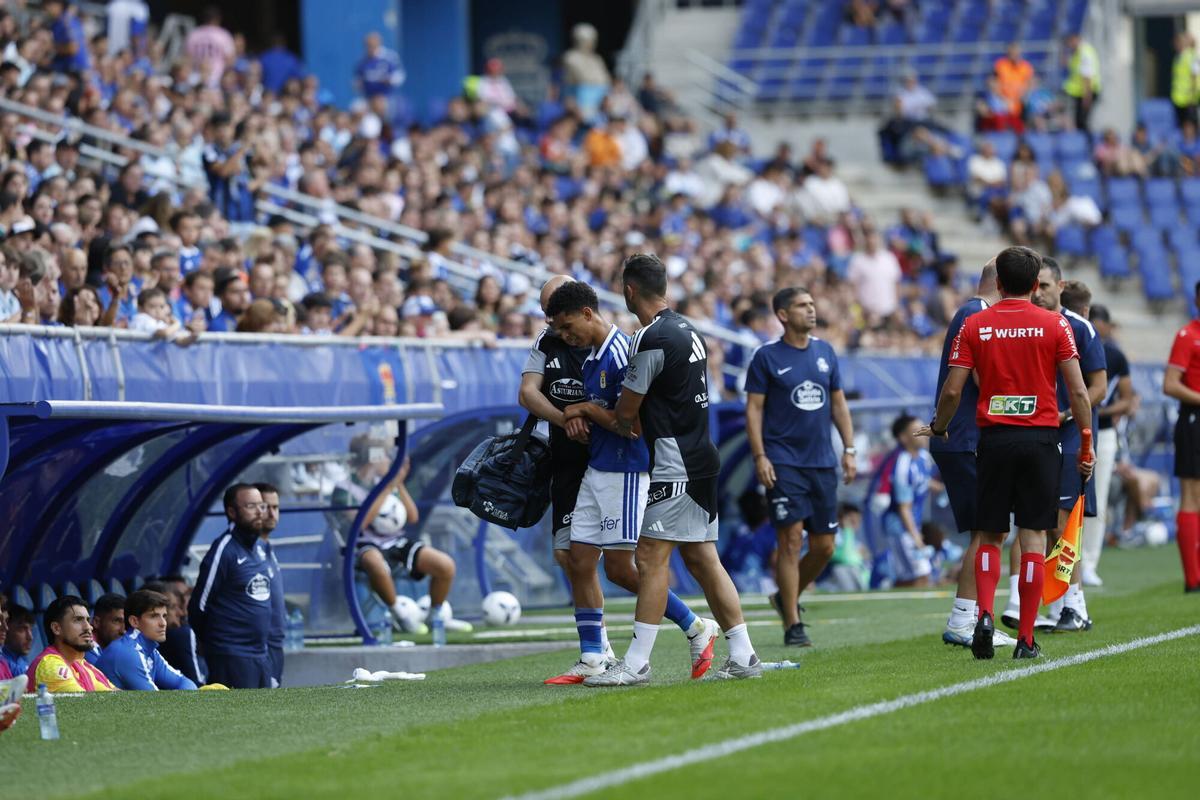 Así fue el partido entre el Real Oviedo y el Deportivo de la Coruña
