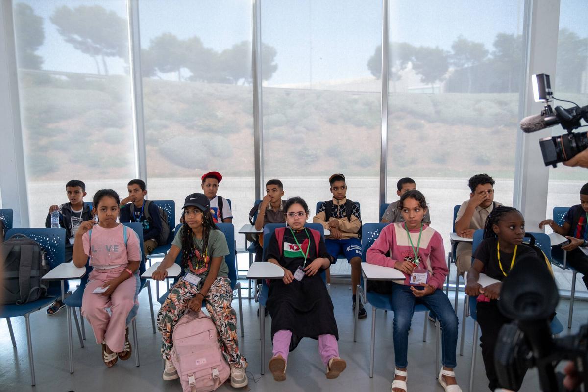 Así ha sido la llegada de los 30 niños saharauis a Palma.