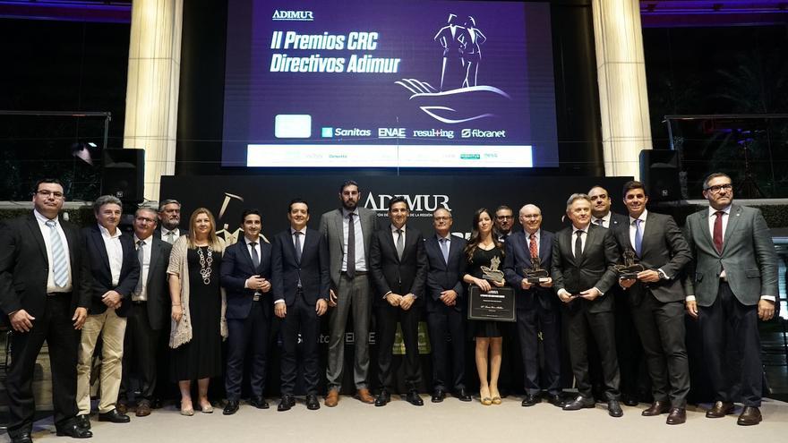 ADIMUR premia a los mejores directivos murcianos del año 2023 en sus II Premios CRC Directivos ADIMUR