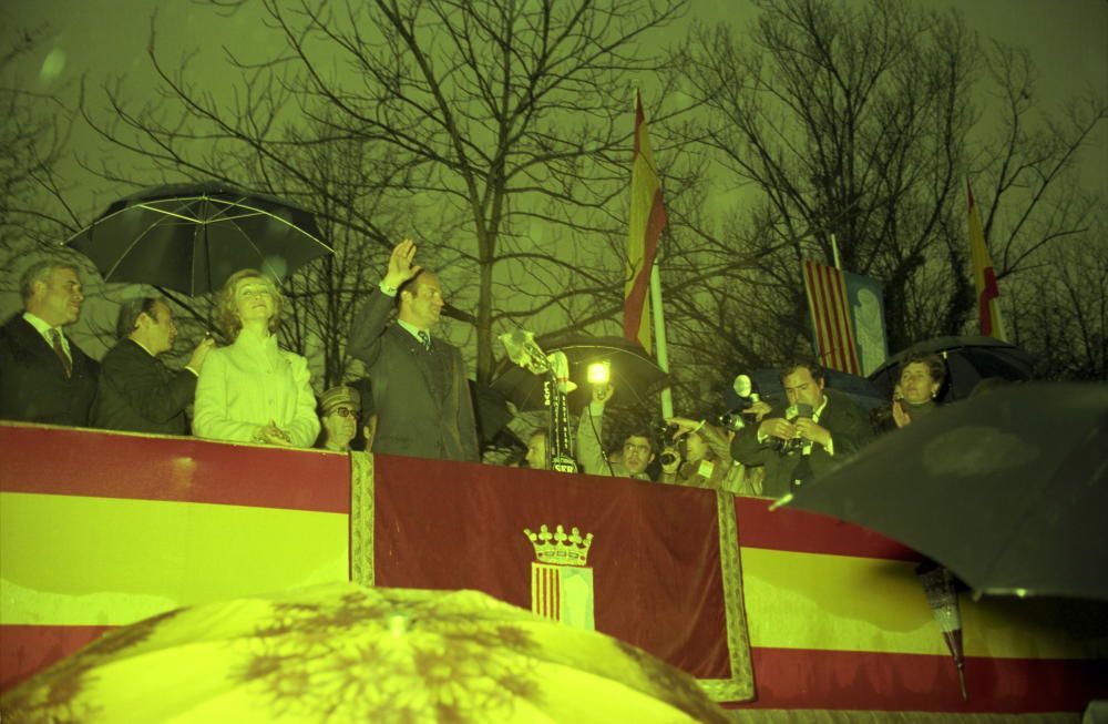 Visita dels reis Joan Carles i Sofia a Girona i Olot (20 de febrer de 1976)