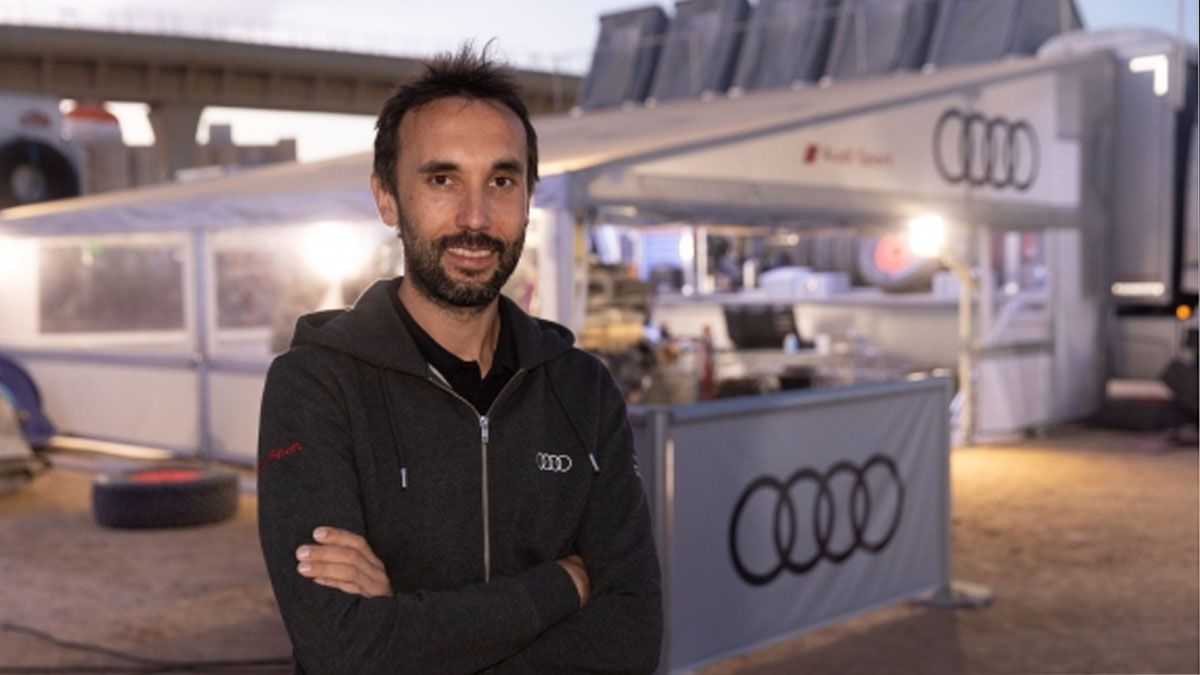 Joan Navarro, ingeniero jefe de Sainz en Audi