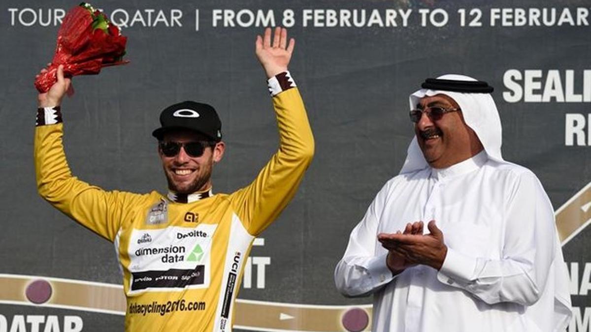 Mark Cavendish consigue su primera victoria del año en Catar