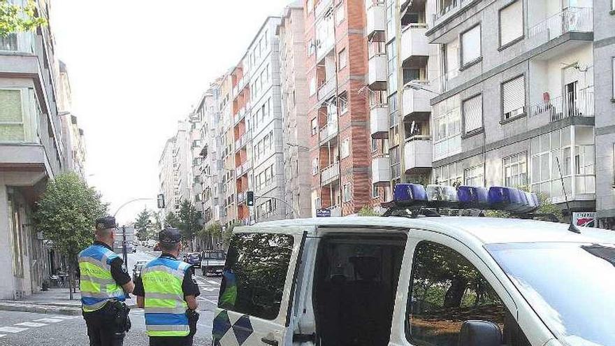 Agentes de la Policía Local de Ourense. // Iñaki Osorio