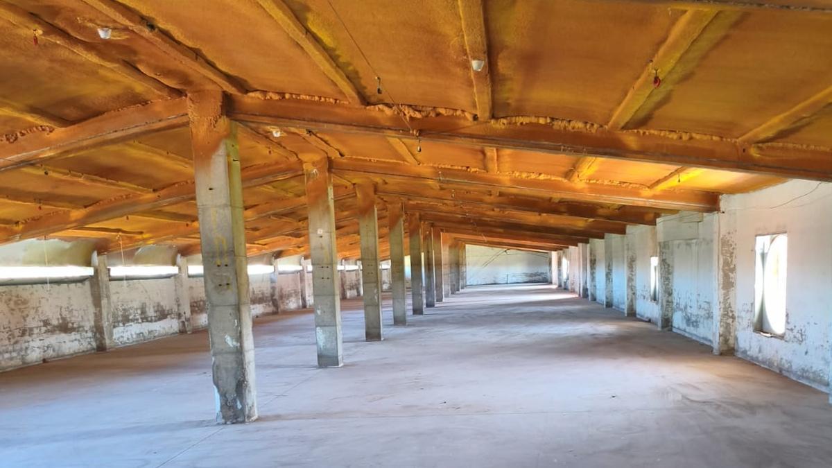 Nave abandonada convertida en pabellón en Almassora