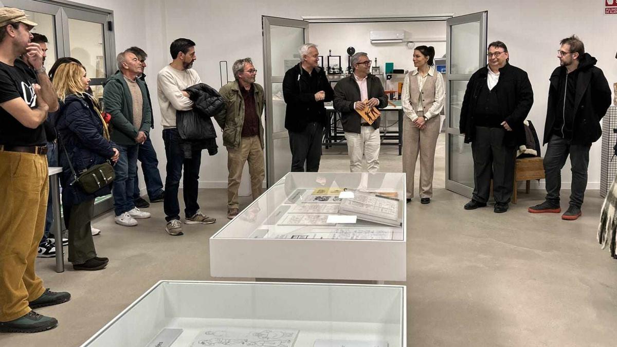 Inauguración de la exposición.