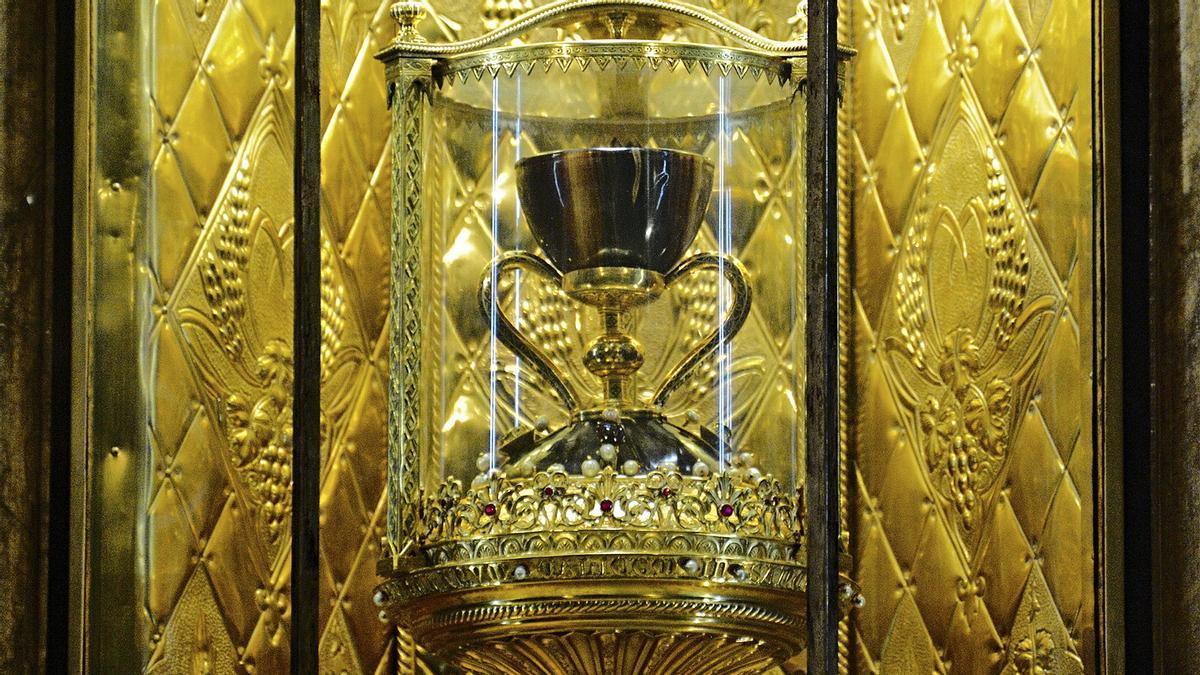Santo Cáliz de la Catedral de Valencia. Foto de Vsatinet, 2018