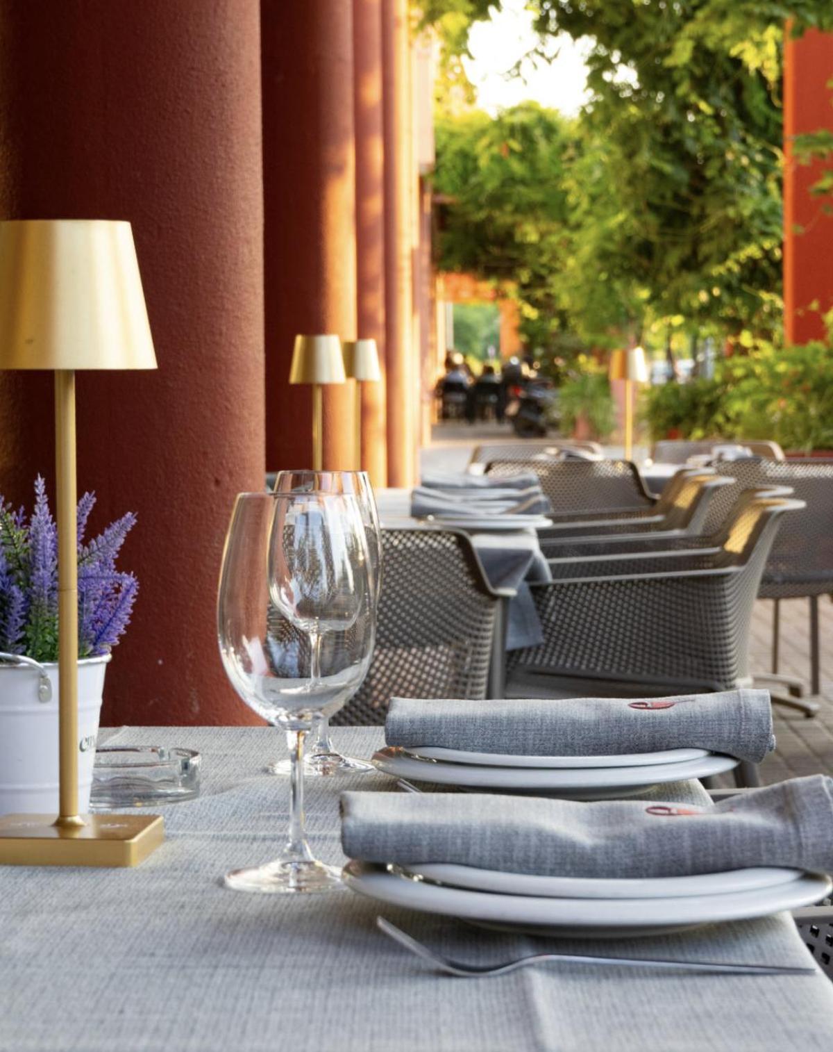 Terraza de El Envero.