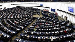 Votación durante una sesión ordinaria en el Parlamento Europeo