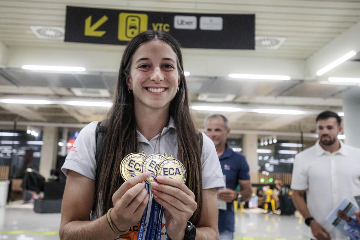 PALMA, ANGELS MORENO TRIPLE CAMPEONA DE EUROPA DE PIRAGUISMO