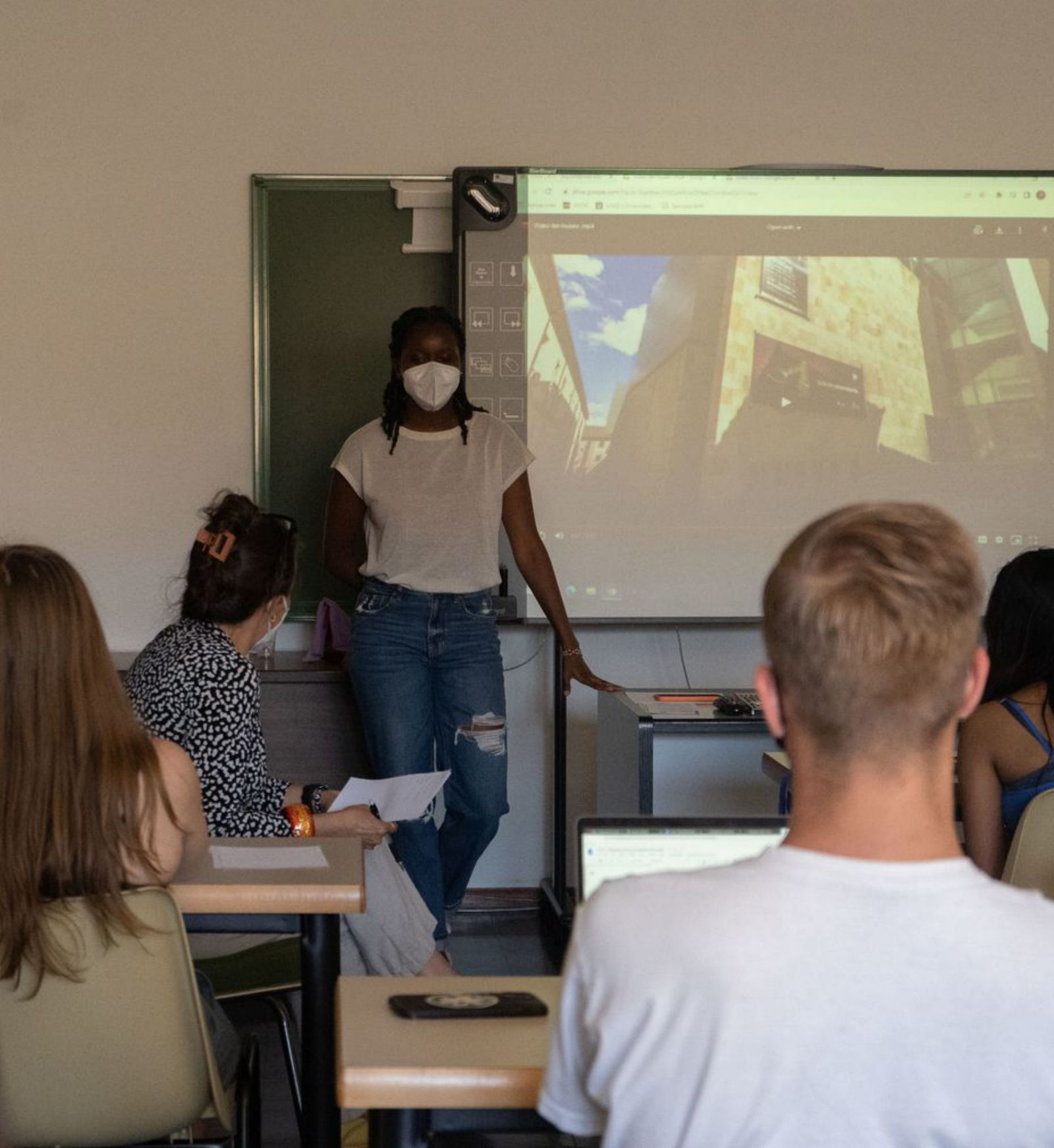 Una de las actividades en la UNED de Zamora.