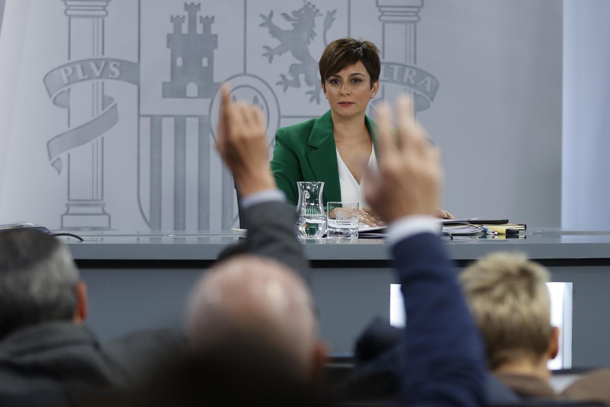 La ministra de Política Territorial y portavoz del Gobierno, Isabel Rodríguez.