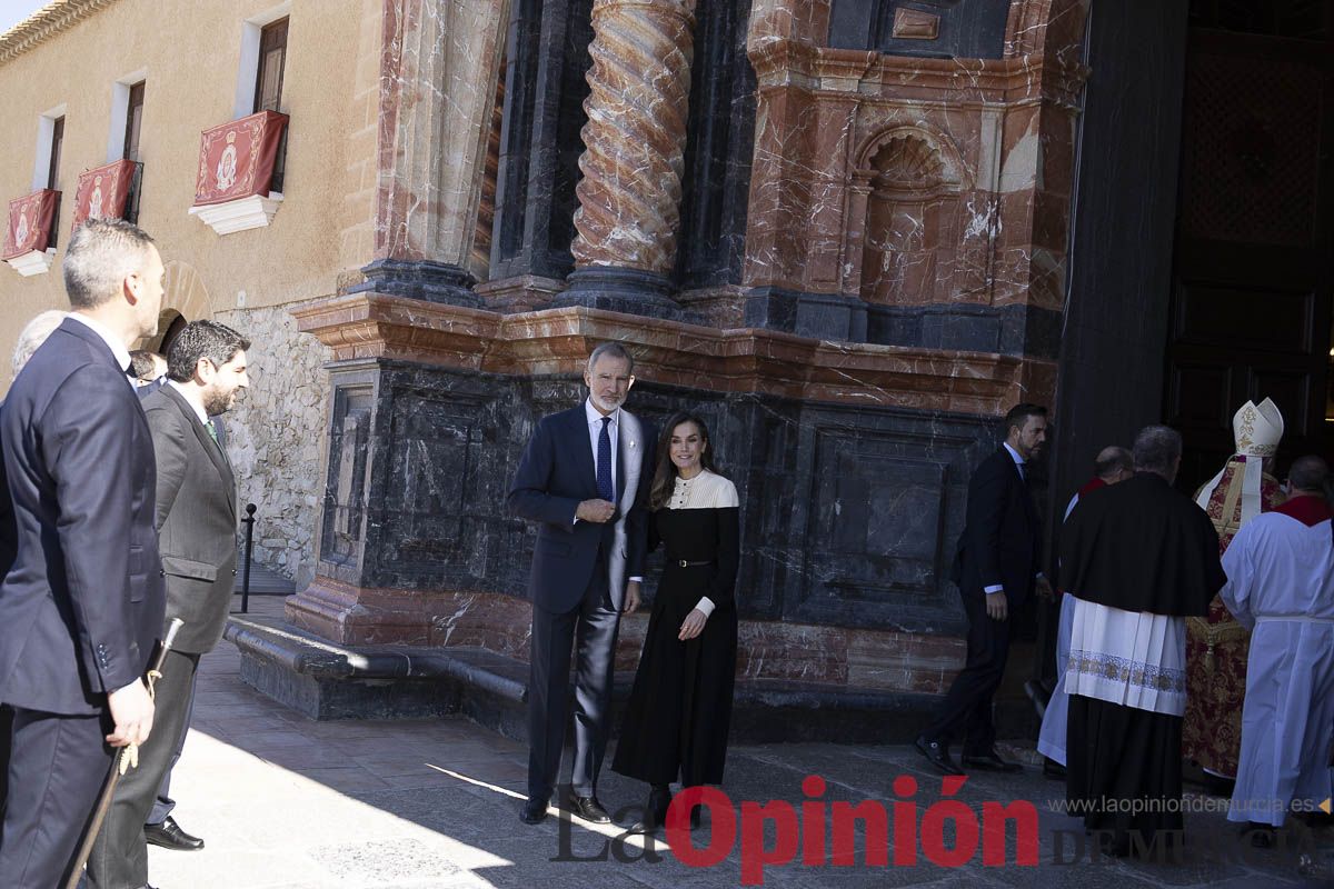 Visita de los reyes de España a Caravaca (explanada de la Basílica)