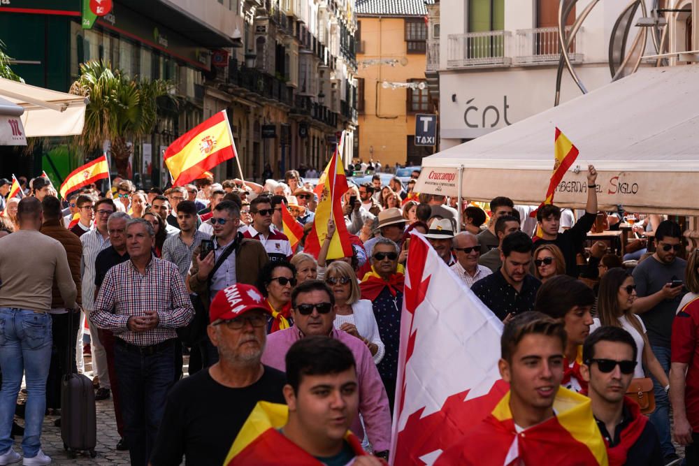 Manifestación por la unidad de España en Málaga