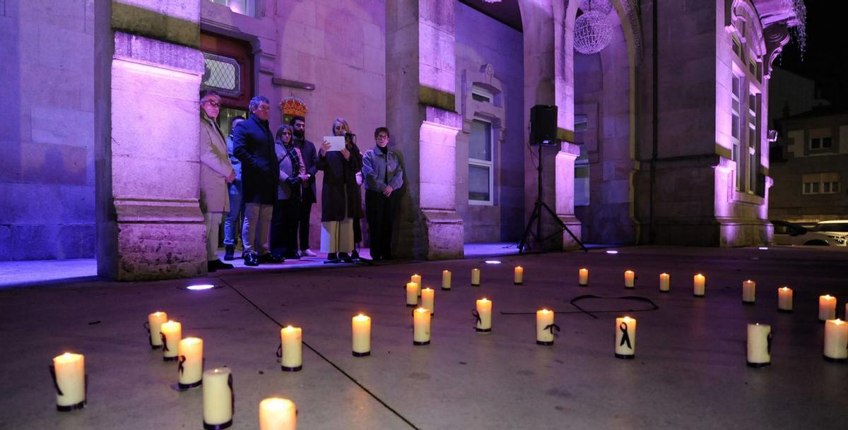Acto en el Concello de Lalín. 
 |  Bernabé