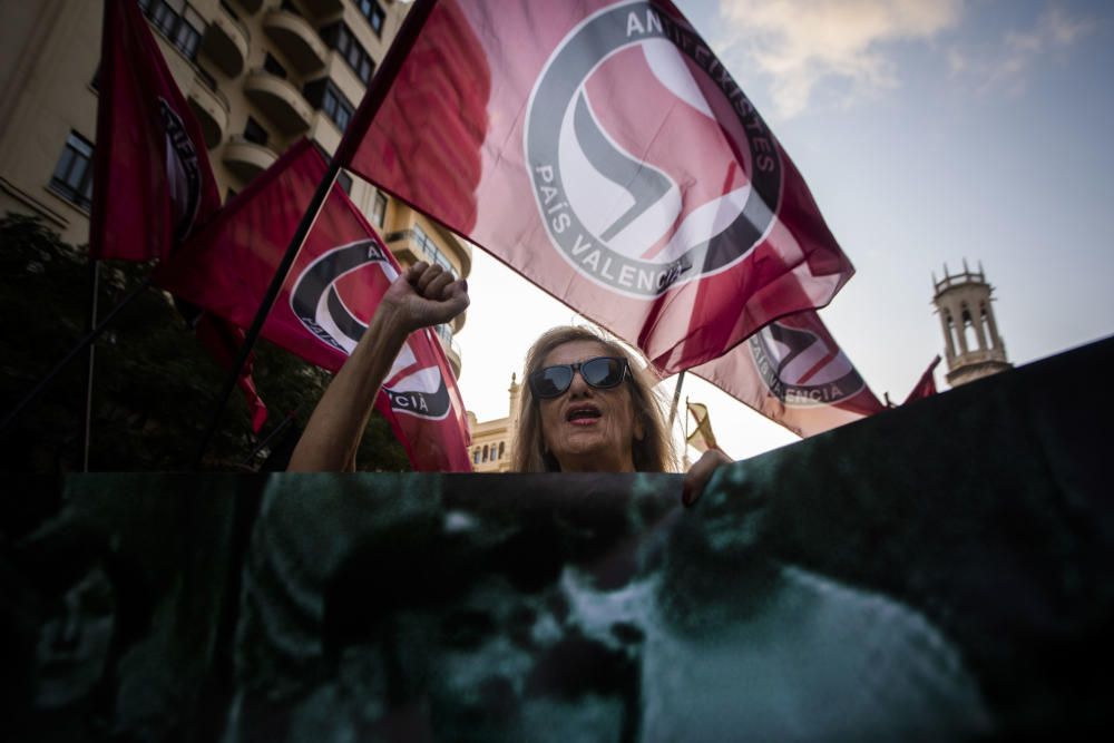 Manifestación 9 d'Octubre Valencia: tensión y altercados